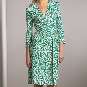 Diane von Furstenberg Geometric Wrap Dress